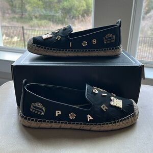 Karl Lagerfeld Michaela Rue Espradrille - Black Size 7.5